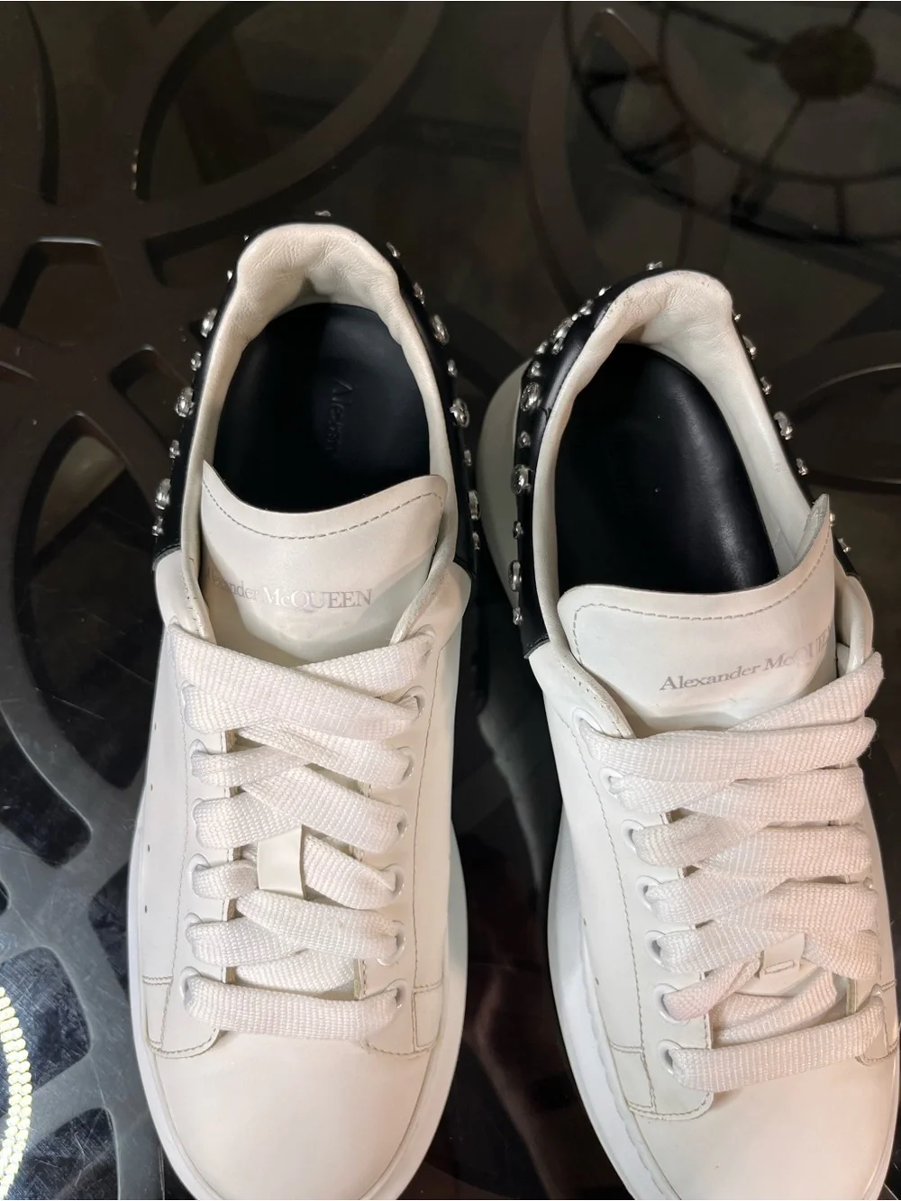 Alexander McQueen Oversized Studded Sneakers Sz 9/42